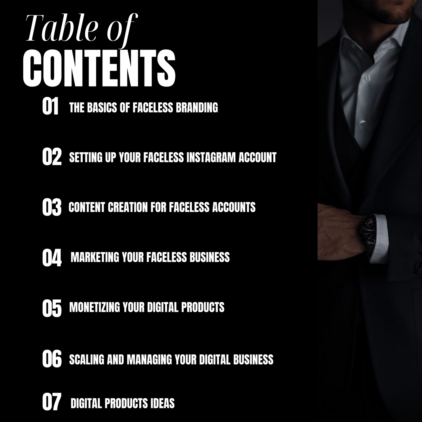 Men's Guide To Faceless Marketing Ebook