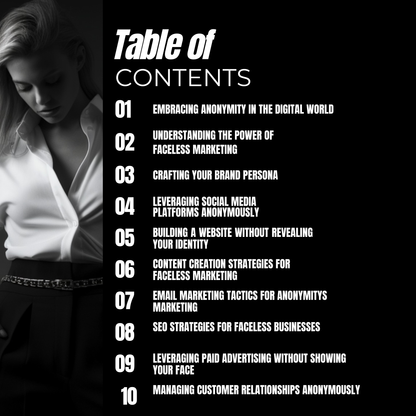 Faceless Marketing Guide Ebook