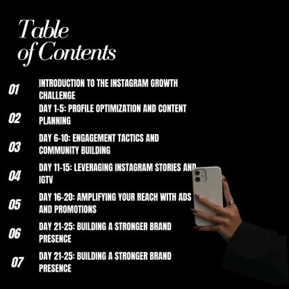 30 Day Instagram Growth Challenge