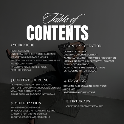 Faceless Tik Tok Marketing Ebook