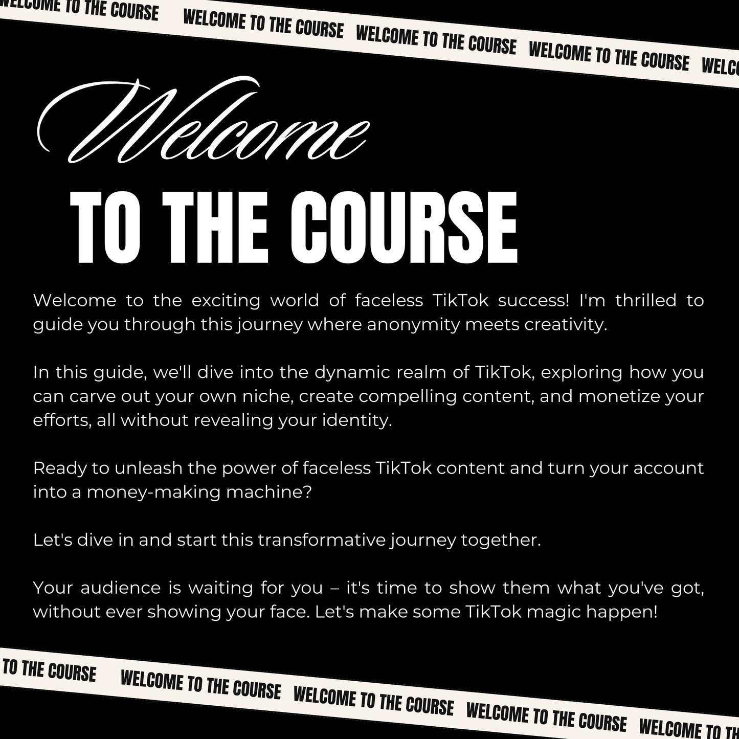 Faceless Tik Tok Marketing Ebook