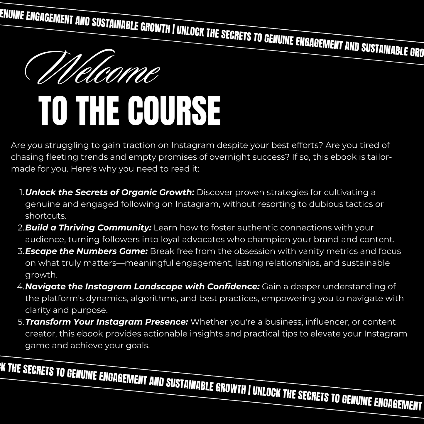 Grow Your Instagram Following Organically Ebook