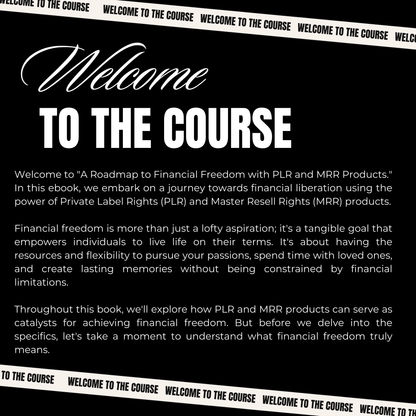 Roadmap to Financial Freedom Ebook